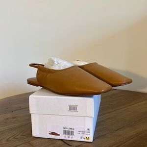 Vince Cadya Slingback Flats - Tan